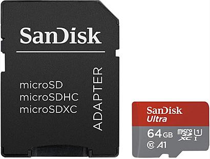 Sandisk 215421 MicroSDXC 64GB 140M UHS-I