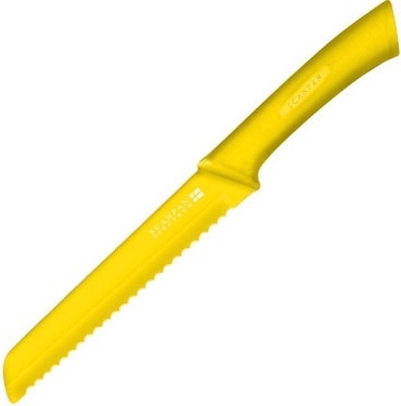SCANPAN 18cm Nůž na chleba žlutý