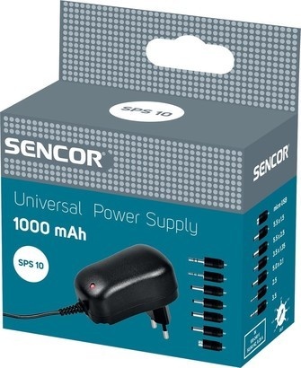 Sencor SPS 10 Zdroj Stab. 1000 mA univerzální