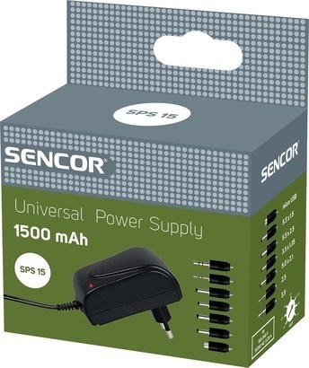 Sencor SPS 15 Zdroj Stab. 1500 mA univerzální