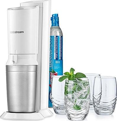 SodaStream Crystal W + 4x sklenice 330 ml