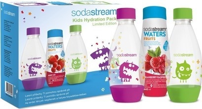 SodaStream Dětský set 2 lahve Příšerky + sirup
