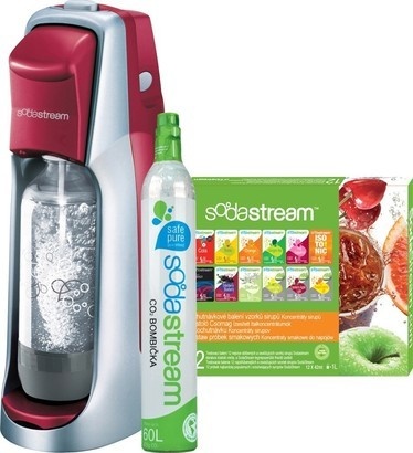 SodaStream Jet Red/Silver + 12 VPP