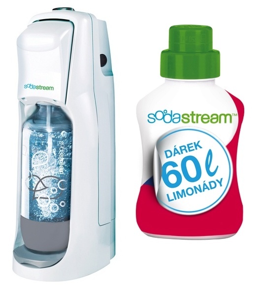 SodaStream JET WHITE KOKTEJL + 60l limo Spořílek.cz