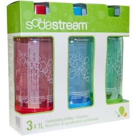 SodaStream Lahev 1l TriPack GREEN/RED/BLUE