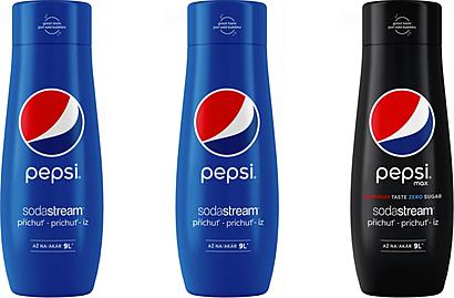 SodaStream sirupy PEPSI 2+1