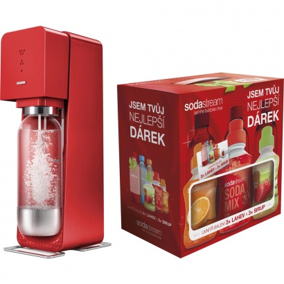 SodaStream SOURCE RED + dárek 6v1