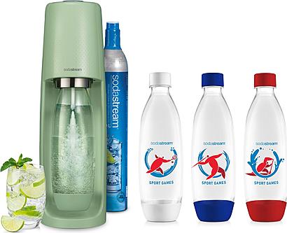 SodaStream Spirit Mint + lahve sport Games