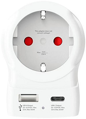 Solight PA28PD20 cestovní adaptér UK