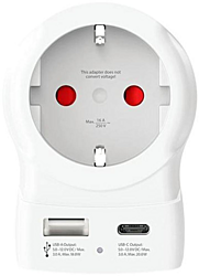 Solight PA28PD20 cestovní adaptér UK