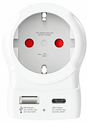 Solight PA29PD20 cestovní adaptér USA