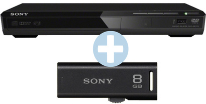Sony DVP SR370 + 8GB USB