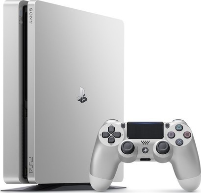 Sony PS4 500GB slim Silver + DS4 silver
