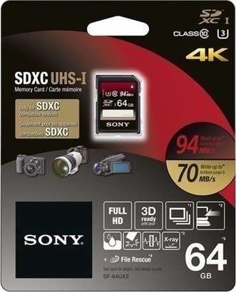 Sony SDHC UHS-1 64GB