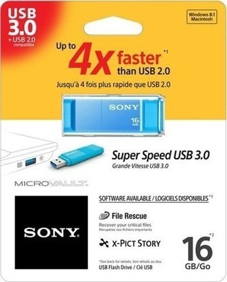 Sony USB Vault GX 16 GB modrá