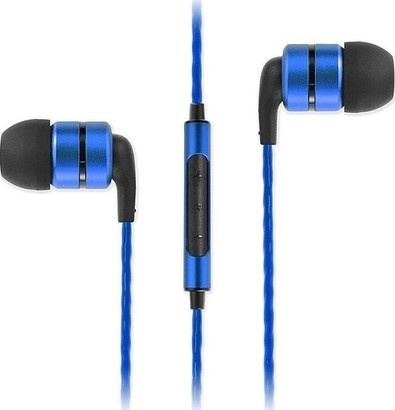 SoundMAGIC E80C headset černá/modrá