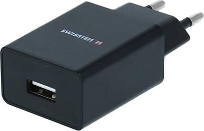 Swissten 1xUSB 1A +KAB.USB/TYPE C