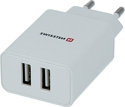 Swissten 2xUSB 21A +KAB.USB/LIGHT