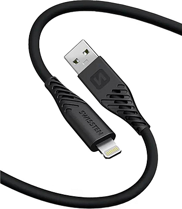 Swissten SILICONE USB/LIGHTNING 1,5 m