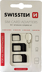 Swissten SIM ADAPTÉR 4in1