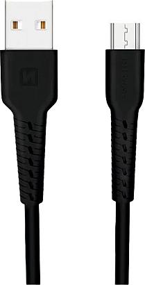 Swissten USB MICRO USB 1 m black