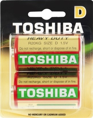 Toshiba BAT HEAVY DUTY R20KG 2S D