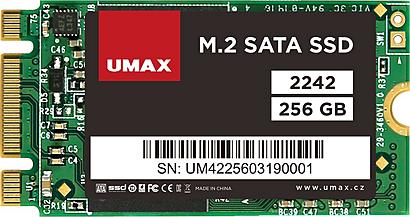 Umax M.2 SATA SSD 2242 256GB