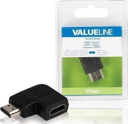 VALUELINE VLVB34904B HDMI pravý, adaptér