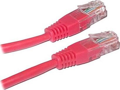 XtendLan Patch kabel Cat 5e UTP 1m červený