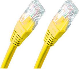 XtendLan Patch kabel Cat 5e UTP 1m žlutý