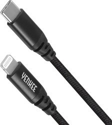 Yenkee YCU 631 BK USB C / lightning 1m
