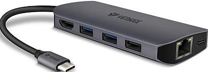 Yenkee YTC 081 Multiport Hub USB C 8v1