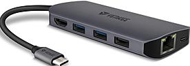 Yenkee YTC 081 Multiport Hub USB C 8v1