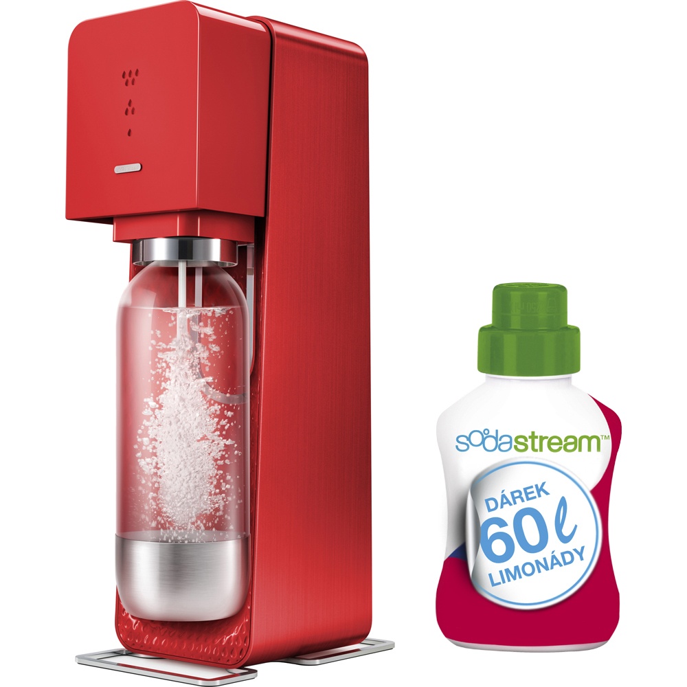 SodaStream SOURCE Red + 60l limo Spořílek.cz